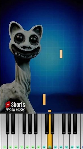 FNAF AR EDIT | Zoonomaly Monsters ‪@kjKunalgamer‬ - Piano Tutorial