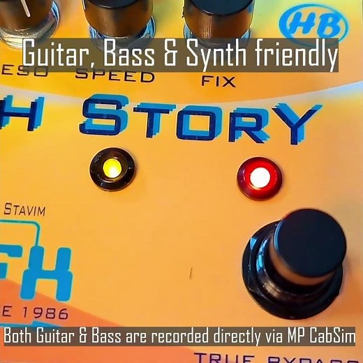 Whole Wah Story Comprehensive Wah Wah Guitar & Bass Pedal by MP Custom FX