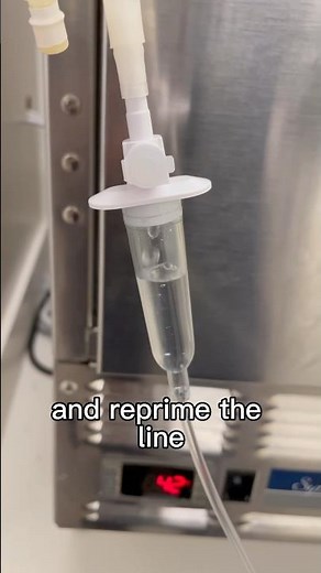 Removing Air and Repriming an IV Line