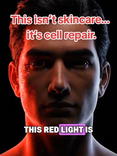 This Red Light Fixes Skin From Inside 😲 Red light therapy explained with real science. Used for skin, pain relief, sleep, and recovery. #RedLightTherapy #HealthShorts #Biohacking #WellnessScience #MedicalCGI