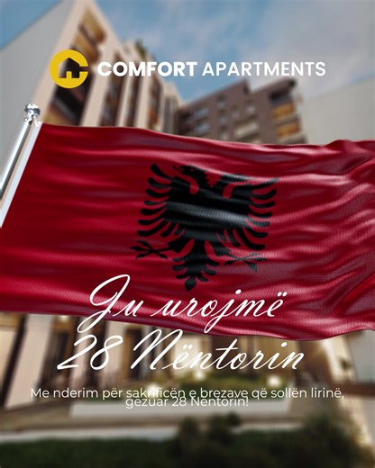 Ju urojme 28 Nëntorin! Comfort Apartments... 383 48 897 897 | Comfort Home