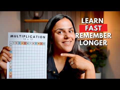 The Fastest Way To Learn Multiplication Facts.