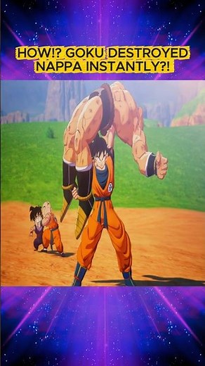 HOW? GOKU DESTROYED NAPPA INSTANTLY?! 😱