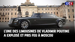 Russie : L'une des limousines de Vladimir Poutine a explosé et pris feu à Moscou | LCI