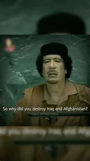 Gaddafi: Is Bin Laden Afghani? 🤔