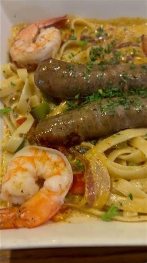 Cajun Shrimp Fettuccine #yum #food #noodles #foodie