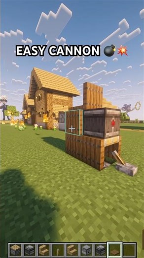 Easy Cannon in Minecraft 💣💥