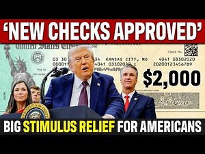 BREAKING: $2,000 | Stimulus Checks To All Americans | Federal + State Relief Checks Update 2025