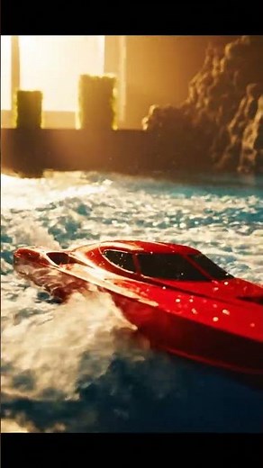 Unleash the Waves! 🚤 Epic RC Speedboat Action in the Pool!
