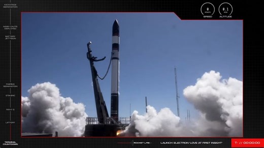 Rocket Lab launches two satellites, and attempt to recover the booster