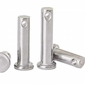 [Hot Item] DIN1444 Stainless Steel Flat Head Clevis Pins Grooved Clevis Pins with Head