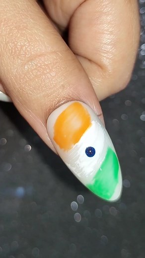 Happy Independence Day special #nailart #independenceday2023 #tricolourflag #nails #nailsart #nailpro #nailartideas #stripednails #cleancuticles #beautifulnails #easynailartdesigns | SS nail art ideas