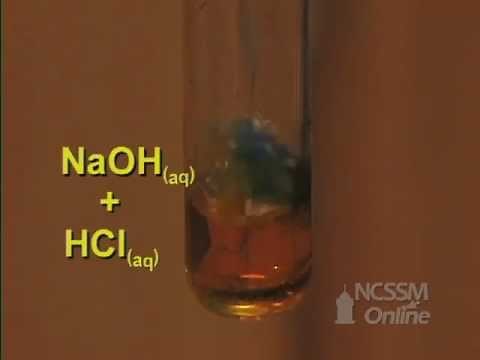 Double Displacement HCl and NaOH