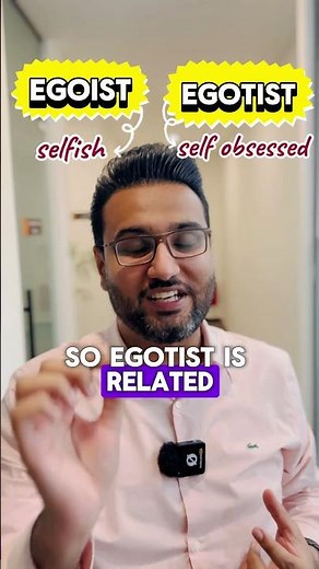 Egoist vs Egotist ~ What's the difference?
