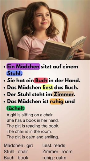 Learn German A1 | Short paragraph for Beginners with Translation: #a1german #germanforbeginners