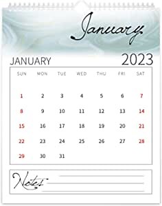 2023 Calendar Wall-Wall Calendar 2023-2024-Jan.2023 to Jun.2024, 15" x 11",2023 Wall Calendar With Aesthetic color,Monthly Calendar Daily Blocks.