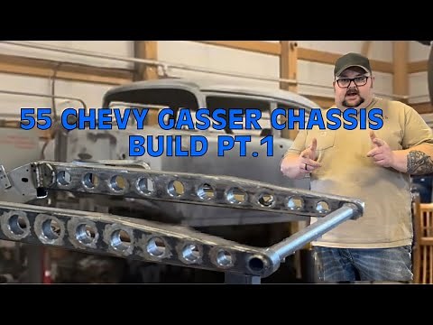 55 chevy gasser chassis build pt1