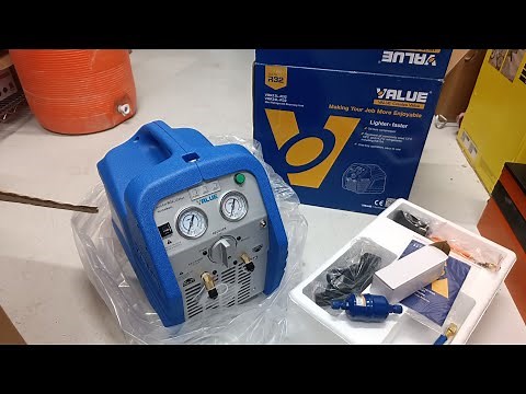 VALUE REFRIGERANT RECOVERY UNIT AND REVIEW | MINI RECOVERY PUMP