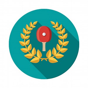 A flat design icon with long side shadow. File is built in the CMYK...