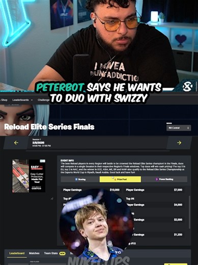 they would be insane 😱🤯 #peterbot #swizzy #fortnite #twitchclips #viral