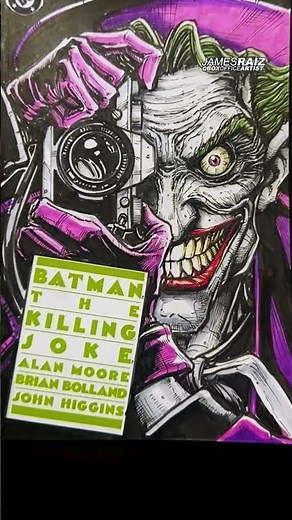 MARVEL ARTIST redraws FAMOUS COMIC COVERS - BATMAN: THE KILLING JOKE