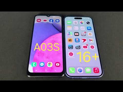 Iphone 16 Plus Vs Samsung A03S Speed Test Comparison