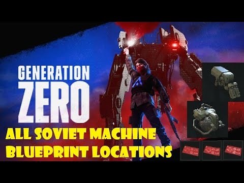 [Generation Zero] All Soviet Machine Blueprints Locations - New Update: Landfall