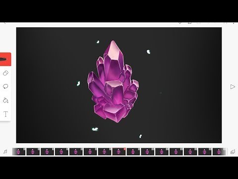 Magic Crystal Animation Process (Flipaclip)