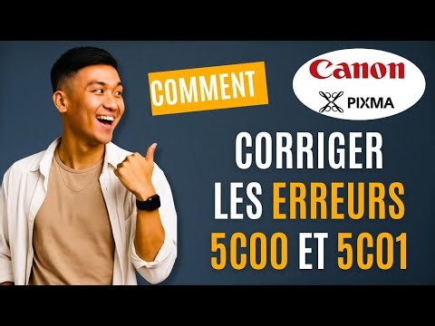 Comment corriger les erreurs 5c00 et 5c01 sur imprimante canon pixma