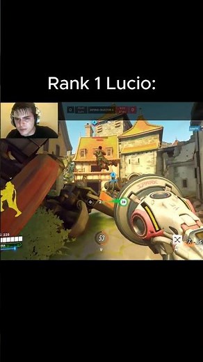 Rank 1 Lucio VS Master Tracer #overwatch
