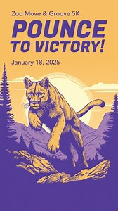 Start stretching, it's almost time for Zoo Move & Groove! There's no better way to shed off the holiday cookies than with a 5K at the Phoenix Zoo. Pounce through the trails, catch a final glimpse of ZooLights and support the Zoo's commitment to conservation, education and care for our animals! Early bird pricing ends on November 30, so secure your spot as soon as possible! Register here: https://www.phoenixzoo.org/events/zoo-move-groove/ | Phoenix Zoo