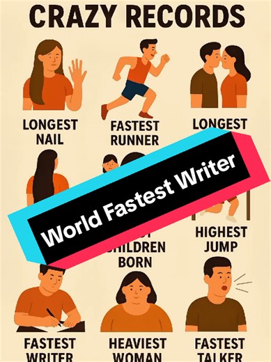 World Fastest Writer. #experiment #record #worldrecord #fyp #viewsproblem