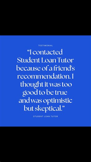 At Student Loan Tutor, we helped this chiropractor who had been making payments for years only to see his loan balance grow, getting no real guidance from his lenders. After working with Student Loan Tutor’s, Kevin and Chris, his payments were lowered, he received a clear forgiveness timeline, and ultimately his loans were completely forgiven, bringing him life-changing relief and freedom. Will you be next? Sign up now for a free evaluation call. Our repayment experts are ready to assist you. ww