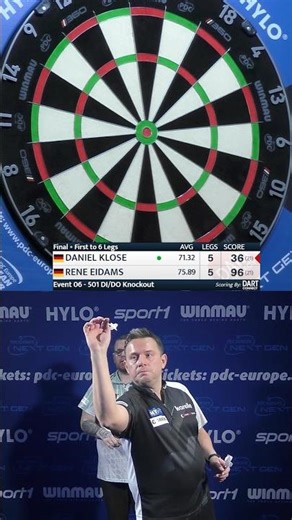 Daniel Klose wins his fifth title and becomes the new Hylo PDC Europe Next Gen record champion! 🏆