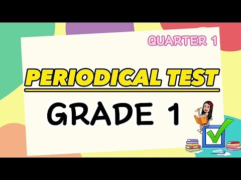 FIRST QUARTERLY EXAM FOR GRADE 1 / FIRST PERIODIC EXAM (ALL SUBJECT) | it's me Carmyy
