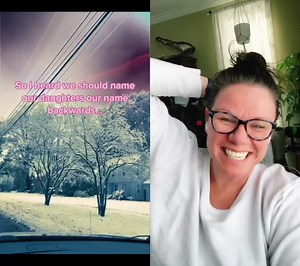 Funny TikTok Duet: Kids Names Spelled Backwards Challenge