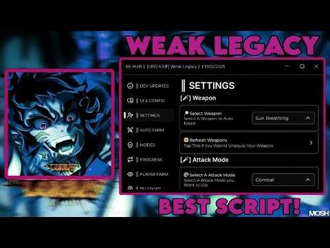 WEAK LEGACY 2 SCRIPT | AUTO MAX LEVEL, INSTANT KILL, AUTO DUNGEON, AUTO RAID & MORE | *FREE*