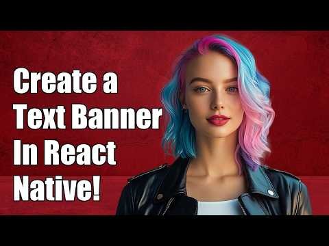 Create a rotated text banner (trapezoid) on top of image in React Native