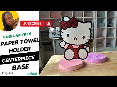 DIY Dollar Tree Paper Towel Holder Centerpiece Base | Easy & Affordable Party Decor