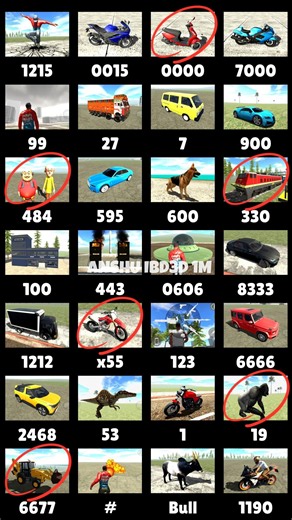 🎯JCB + ROLLS-ROYCE + BULL || All New Update Cheat Codes || In Indian bike driving 3d