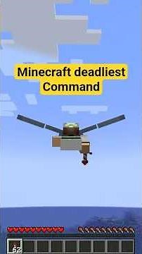 "Minecraft’s Deadliest Command Revealed! ⚠️" #shorts #minecraftshorts