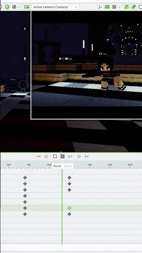 Animating Sasuke vs Itachi in Minecraft Day 3