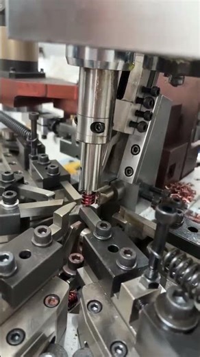 Automatic Spring Flat Copper Wire Air Core Bobbinless Coil Winding Machine#machine