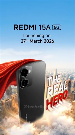 27th March ✨ Launch Redmi 15A 5G। redmi 15a 5g unboxing। #shorts #viral