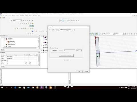 Unit cell simulation using Master and Slave boundary conditions of HFSS