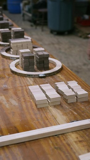 New segmented project in the works. “A geometry complicated nightmare” is the way in which I would best describe this one. #woodworking #segmented #segmentedwoodturning #woodcarving | Jackman Works