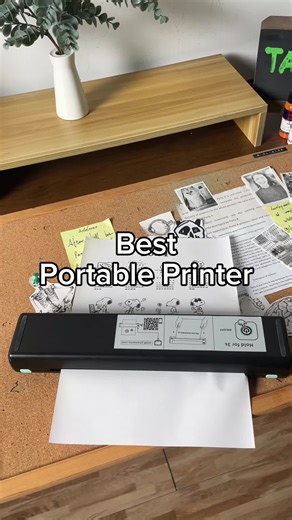 It is very easy to use and you can print anything content anywhere anytime. #phomemo#phomemom08f#phomemoportableprinter#inklessprinter#wirelessprinter#studytok#study#diywithme#travel#onthego#traveltips#amazonfinds#asmr#viral