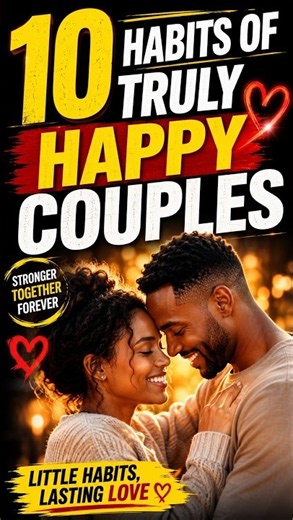 10 Habits of Truly Happy Couples. #Shorts #HappyCouples #relationships