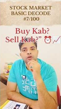 Market Timing Kab Buy–Sell Hota Hai? | Decode #7