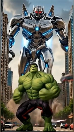 😱hulk vs monster watch till end to see who won #shorts #spiderman